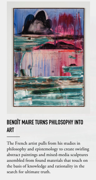 Benoît Maire in The Last Magazine, NY