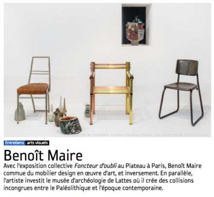 Benoit Maire interviewed by Julien Becourt for Mouvement Magazine